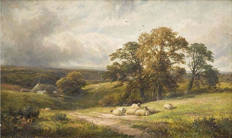 unknow artist A quiet scene in Derbyshire (oil painting) by George Turner oil painting picture